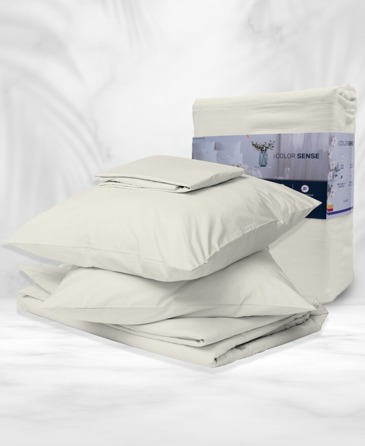 Color Sense 800 Thread Count Cotton Blend 4 Pc Sateen Sheet Set, King