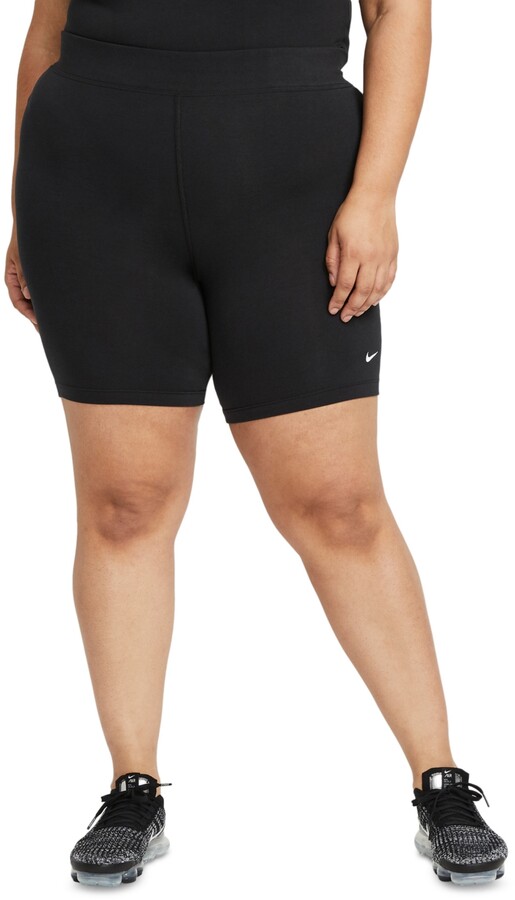 Nike Sportswear Plus Size Women's Essential Mid-Rise Bike Shorts
