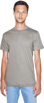 American Apparel Mens Organic Fine Jersey Crewneck Short Sleeve T-Shirt 