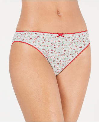Charter Club Women's Floral-Print Hipster, Created for Macy's