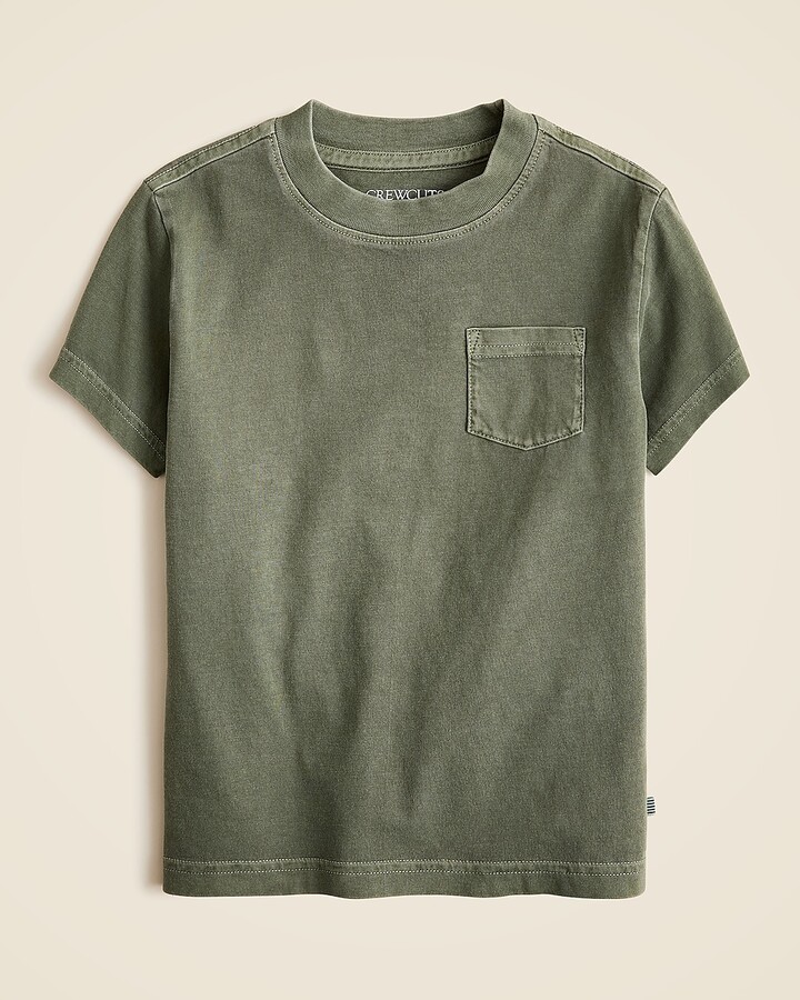 Kids' new garment-dyed pocket T-shirt