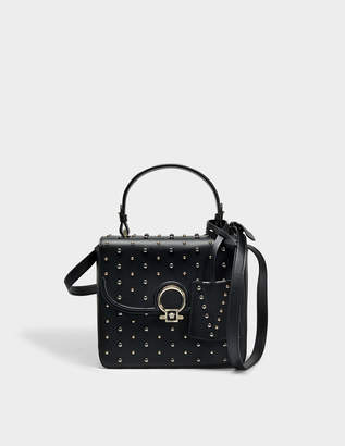 Versace DV One Medium Bag in Black Calf
