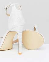 Thumbnail for your product : Barely There Be Mine Bridal Azalea White Sparkle Sandals