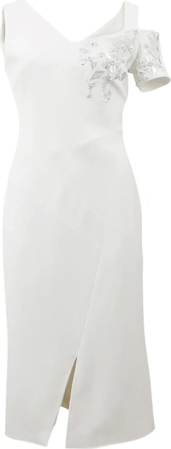 Antonio Berardi Embroidered Midi Dress