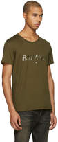 Thumbnail for your product : Balmain Green Mylar Logo T-Shirt