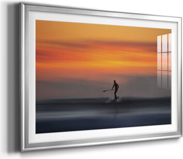 Highland Dunes Lone Rider Framed On Paper Print
