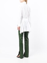 Thumbnail for your product : Alaïa Pre-Owned Gathered Back Elongated Shirt