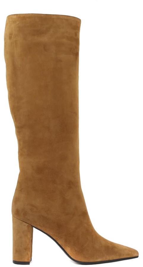 beige suede boots