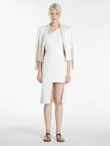 Thumbnail for your product : Halston Short Satin Jacket With Slit Sleeves