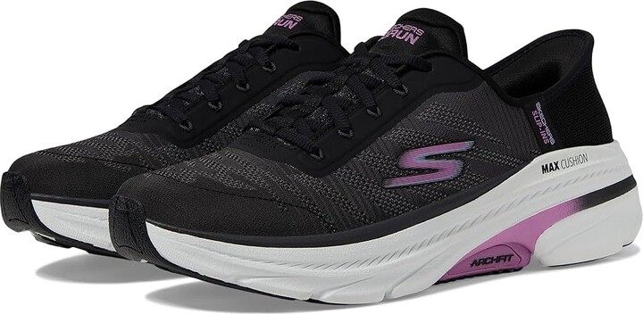 (取寄) スケッチャーズ レディース マックス クッショニニグ アーチ フィット 2.0 ハンズ フリー スリップ-インス SKECHERS women SKECHERS Max Cushioning Arch Fit 2.0 Adelphi Hands Free Slip-Ins Black/Lavender Skechers Max Cushioning Arch Fit 2.0 Adelphi Hands Free Slip-Ins