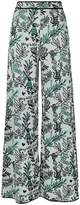 M Missoni floral flared trousers