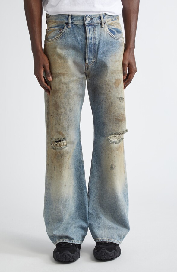 Acne Studios 1989 Drago Road wide-leg jeans - ShopStyle