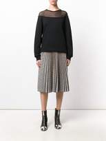 Thumbnail for your product : MM6 MAISON MARGIELA mesh detail sweater