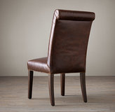 Thumbnail for your product : Hudson Roll-Back Leather Side Chair