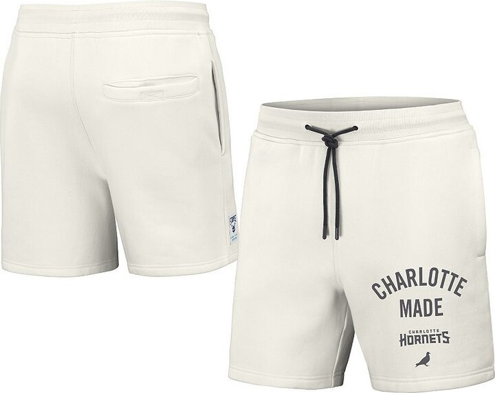 Men's NBA x Staple Cream Charlotte Hornets Heavyweight Fleece Shorts
