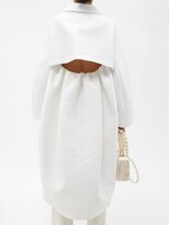 Thumbnail for your product : Cecilie Bahnsen Fedora Matelassé Cocoon Coat - White