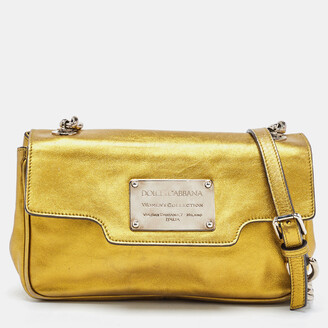 Dolce & Gabbana Yellow PVC Miss Sicily Jelly Top Handle Bag - Handbag | Pre-owned & Certified | used Second Hand | Unisex