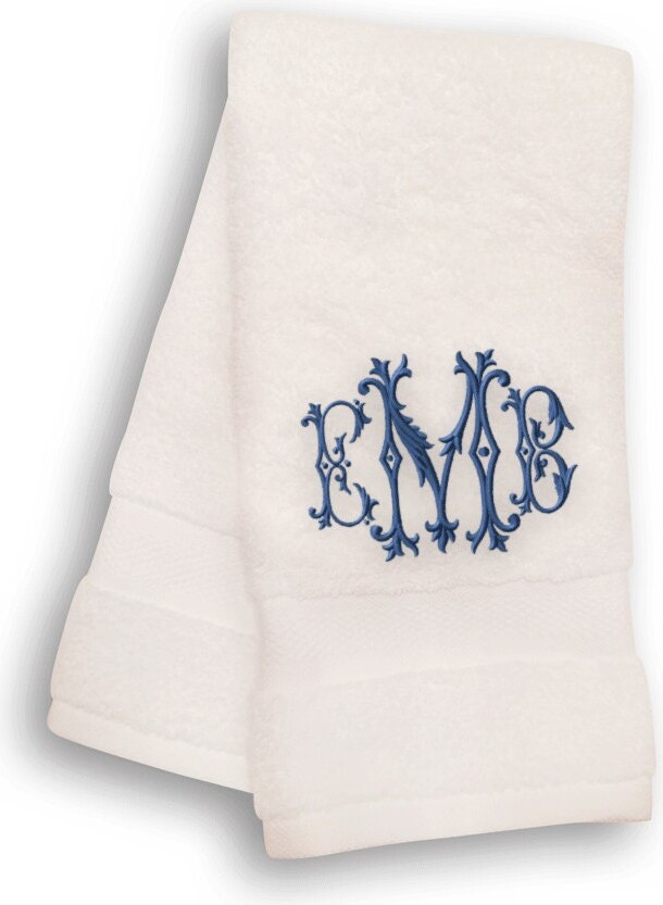 Frayed Edge Linen Stonewashed Hand Towel – Meadow Lane Monograms