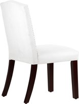 Thumbnail for your product : Skyline Furniture Made to Order Nail Button Arched Dining Chair in Velvet White