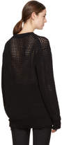 Thumbnail for your product : Givenchy Black Oversized I Feel Love Sweater