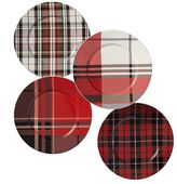 Thumbnail for your product : Pottery Barn Plaid Salad Plates, Mixed Set of 4