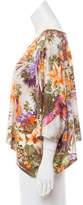 Thumbnail for your product : Torn By Ronny Kobo Floral Print Dolman Sleeve Top