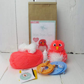 Hurley Sarah Pom Pom Pets Craft Kit Mrs Lovebird