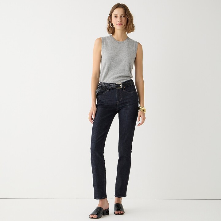 J.Crew 9" Mid-Rise Vintage Slim-Straight Jean In Resin Rinse - ShopStyle