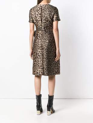P.A.R.O.S.H. leopard print flared dress