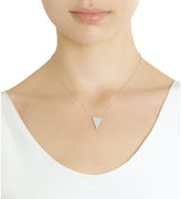 Thumbnail for your product : Jennifer Meyer Diamond & White Gold Triangle Pendant Necklace