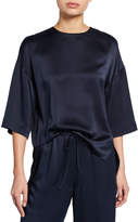 Thumbnail for your product : Vince Satin High-Low T-Shirt