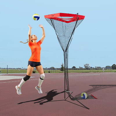 Stellweilan Tessberg Volleyball Setter Training Equipment Trainer Net Angle and Height Adjustable