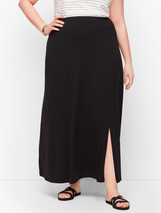 Talbots Jersey Faux Wrap Maxi Skirt - ShopStyle Day Dresses