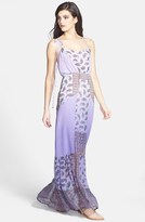 Thumbnail for your product : Gypsy 05 Print Chiffon Panel Silk Maxi Dress