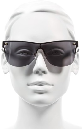 A. J. Morgan Women's A.j. Morgan Future 65Mm Sunglasses - Black/ Mirror