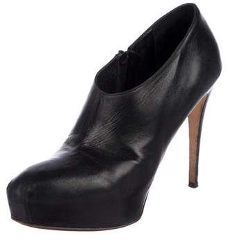 Brian Atwood Leather Ankle Boots