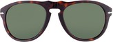 Thumbnail for your product : Persol Arrow Signature Aviator Plastic Sunglasses