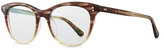 Thumbnail for your product : Oliver Peoples Jardinette Acetate Fashion Glasses, Henna