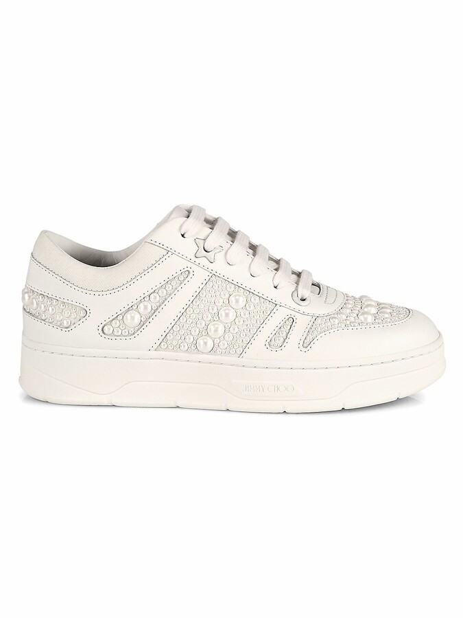 Jimmy Choo White Women's Sneakers & Athletic Shoes | Shop the 