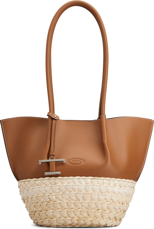Tod's Small Bux Mixed Media Shopper