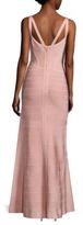 Thumbnail for your product : Herve Leger Sleeveless V-Neck Gown