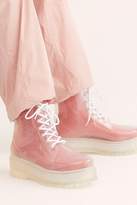 jeffrey campbell rain boots clear