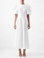 Thumbnail for your product : Roksanda Adele Puff-sleeve Crepe Dress