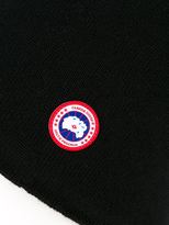 Thumbnail for your product : Canada Goose logo patch beanie