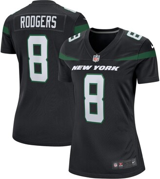 Nike Women's Aaron Rodgers Black New York Jets Game Jersey