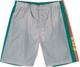 Thumbnail for your product : Gucci Children Monogram Panelled Swim Shorts