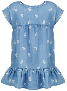 macy's blue jean dress