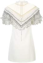 Thumbnail for your product : Self-Portrait Sheer Lace Trim Dress