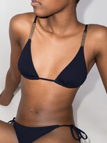 Thumbnail for your product : Melissa Odabash Maldives chain-detail bikini top