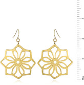 Thumbnail for your product : Wendy Mink Flower Cutout Earrings, Gold